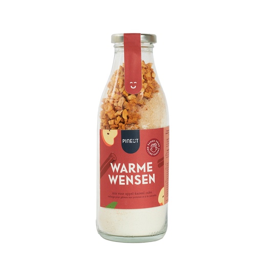 [PIN504] Pineut cake | fles | Appel-kaneel - Warme wensen