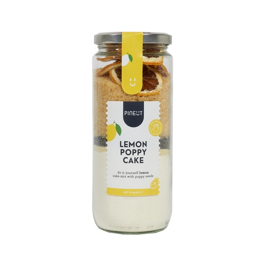 [PIN510] Pineut cake | jar | Lemon Poppy Cake