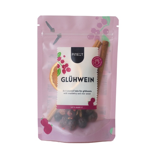 [PIN633] Pineut drink | pouchbag | Glühwein red BIO