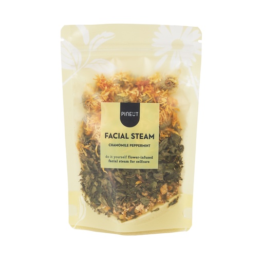 [SPA117] Pineut Facial Steam | pouchbag | Chamomile Peppermint portion